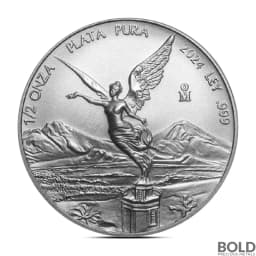 2024 1/2 oz Mexican Libertad Silver Coin (BU)