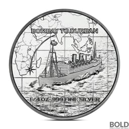2024 1/4 oz SS Tilawa Shipwreck Remembrance: Sinking Fate Silver Round