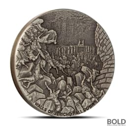 2024 2 oz Biblical Series The Resurrection Antiqued Silver Coin