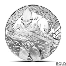 2024 5 oz Samoa Alien Silver Coin