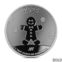 2024 1 oz Asahi Christmas Silver Round