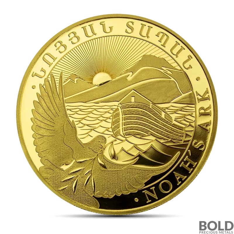 2025 1 Gram Armenia Noah's Ark Gold Coin (BU)