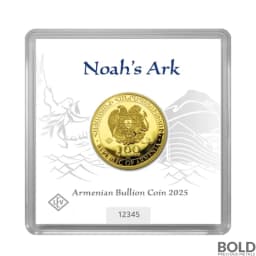 2025 1 Gram Armenia Noah's Ark Gold Coin (BU)