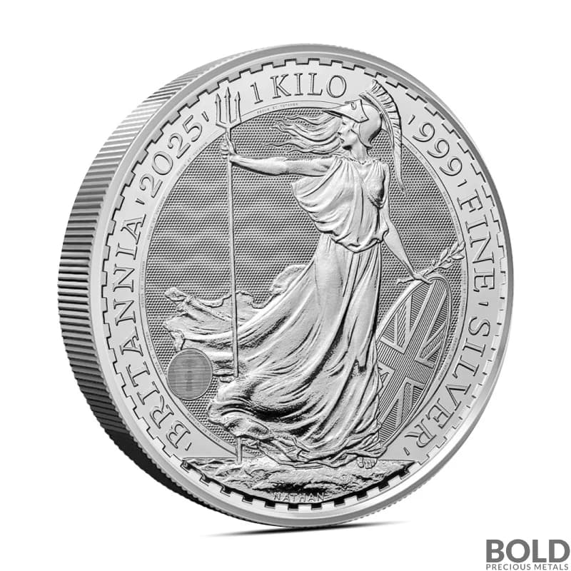 2025 1 Kilo British Britannia Silver Coin (BU)
