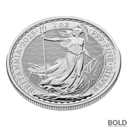 2025 1 oz British Britannia Silver Coin (BU)