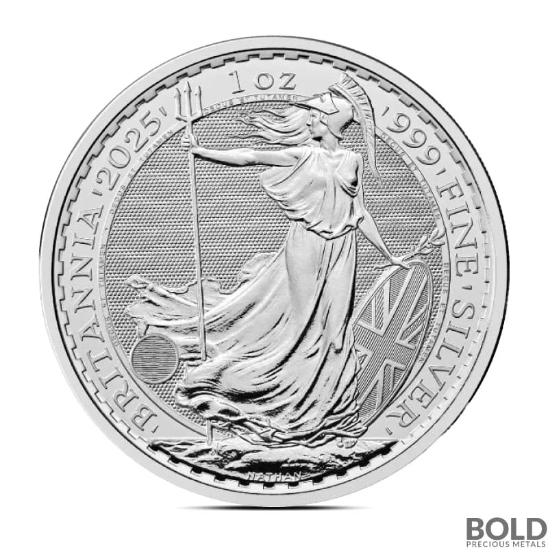 2025 1 oz British Britannia Silver Coin (BU)