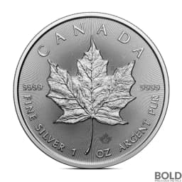 2025 1 oz Canadian Maple Leaf Silver Coin (BU)