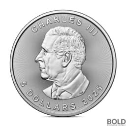 2025 1 oz Canadian Maple Leaf Silver Coin (BU)