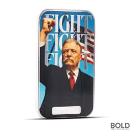 2025 1 oz Americana Fight Fight Fight Colorized Silver Bar (Limited Edition)