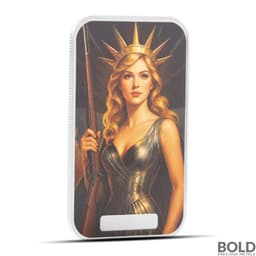 2025 1 oz Americana Lady Liberty Colorized Silver Bar (Limited Edition)