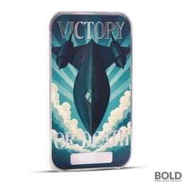2025 1 oz Americana Victory or Death Colorized Silver Bar (Limited Edition)