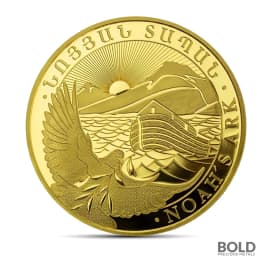 2025 1 oz Armenia Noah's Ark Gold Coin (BU)