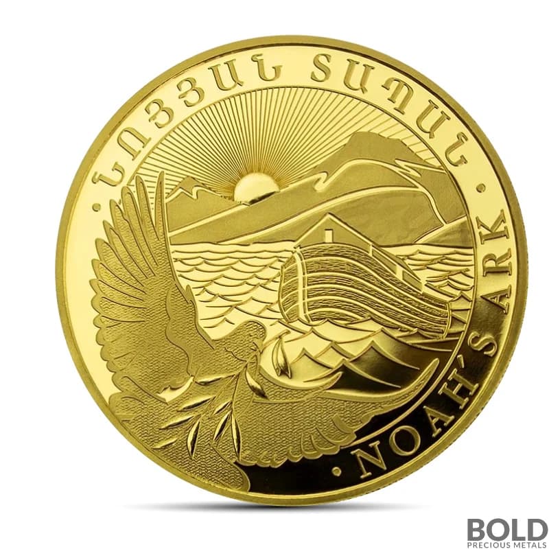 2025 1 oz Armenia Noah's Ark Gold Coin (BU)