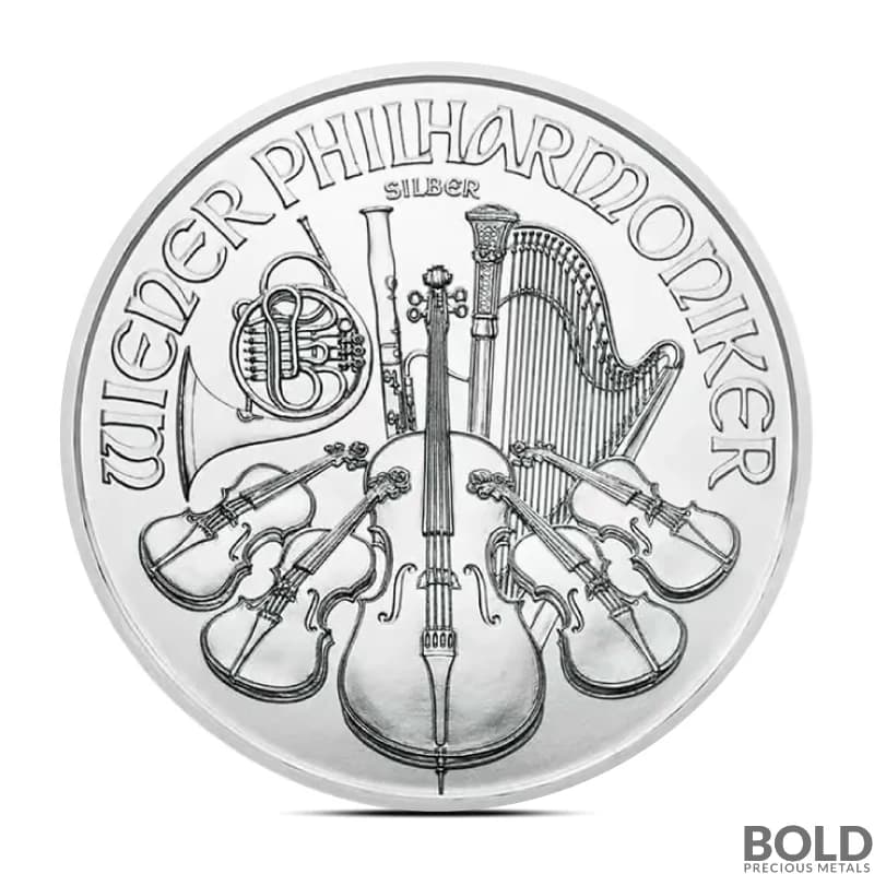 2025 1 oz Austrian Silver Philharmonic Coin (BU)