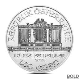 2025 1 oz Austrian Silver Philharmonic Coin (BU)