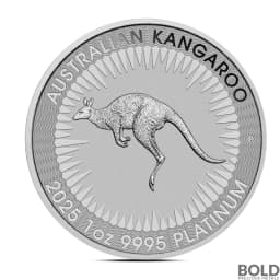 2025 1 oz Australian Kangaroo Platinum Coin (BU)
