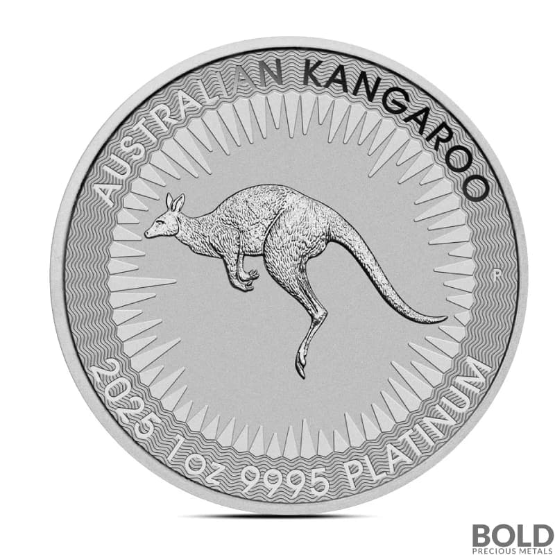 2025 1 oz Australian Kangaroo Platinum Coin (BU)