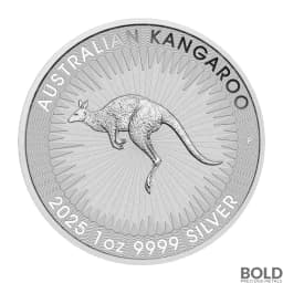 2025 1 oz Australian Kangaroo Silver Coin (BU)