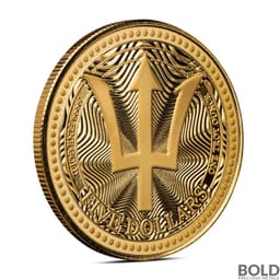 2025 1 oz Barbados Trident Gold Coin