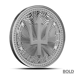 2025 1 oz Barbados Trident Silver Coin