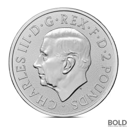 2025 1 oz British Beowulf & Grendel's Mother Silver Coin (BU)