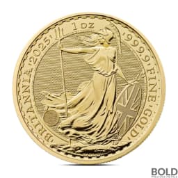2025 1 oz British Britannia Gold Coin (BU)