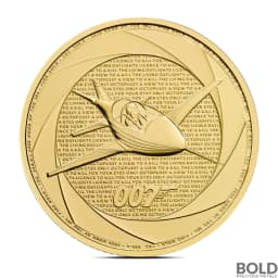 2025 1 oz British James Bond Of The 80's Gold Coin (BU)