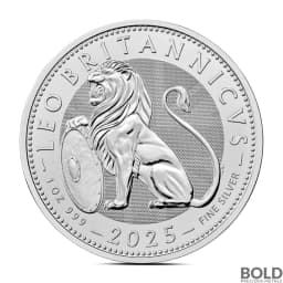 2025 1 oz British Lion Silver Coin (BU)