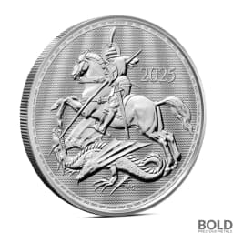 2025 1 oz British St George and the Dragon Silver Coin (BU)