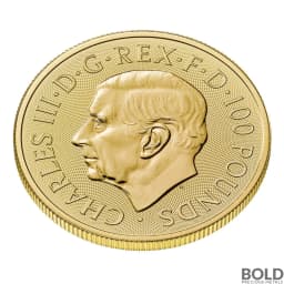 2025 1 oz British Tudor Beasts: Greyhound of Richmond Gold Coin (BU)