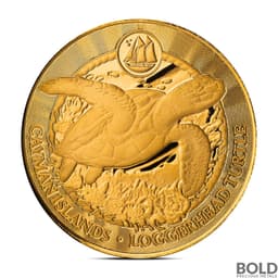 2025 1 oz Cayman Islands Loggerhead Turtle Gold Coin