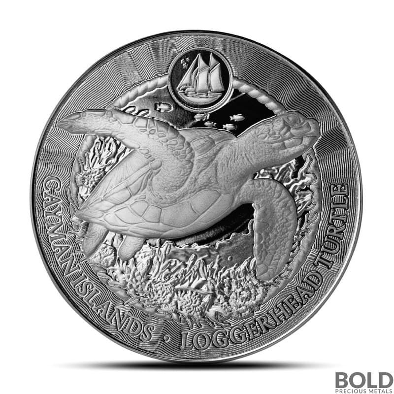 2025 1 oz Cayman Islands Loggerhead Turtle Silver Coin