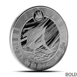 2025 1 oz Cayman Islands Marlin Silver Coin
