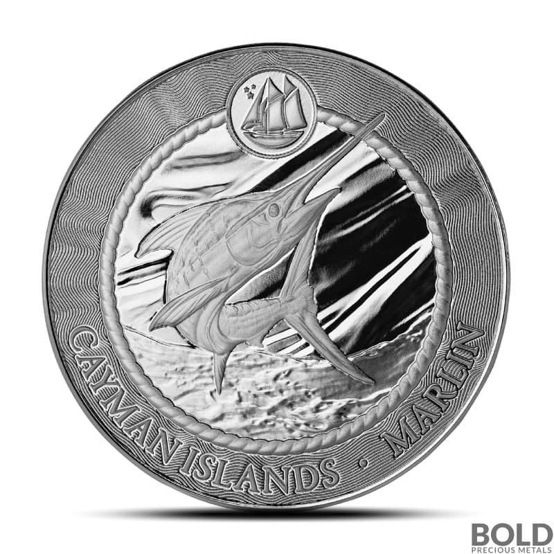 2025 1 oz Cayman Islands Marlin Silver Coin