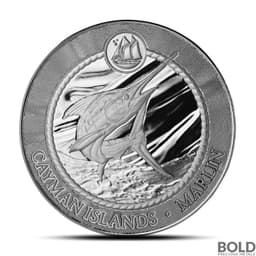 2025 1 oz Cayman Islands Marlin Silver Coin