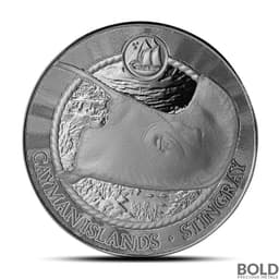 2025 1 oz Cayman Islands Stingray Silver Coin