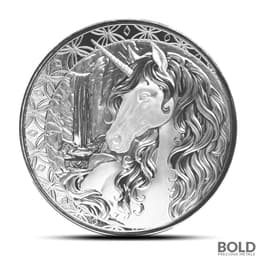 2025 1 oz Fiji Unicorn Silver Coin