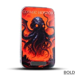 2025 1 oz Monster Collection Cosmic Horror Colorized Silver Bar (Limited Edition)