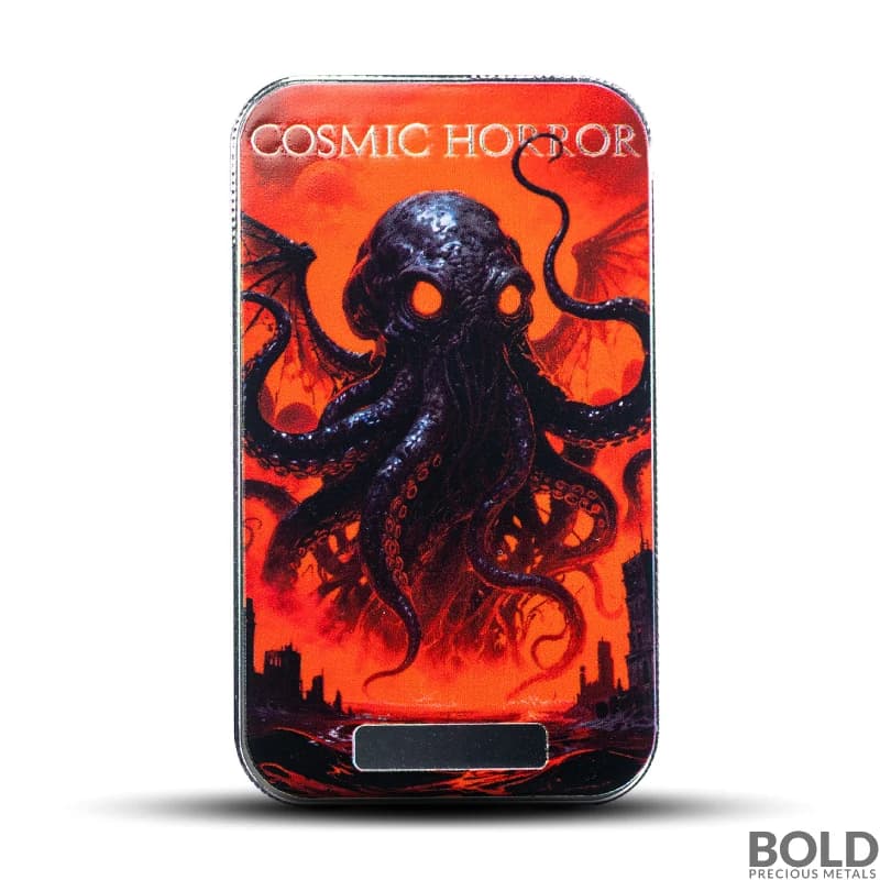 2025 1 oz Monster Collection Cosmic Horror Colorized Silver Bar (Limited Edition)