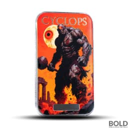 2025 1 oz Monster Collection Cyclops Colorized Silver Bar (Limited Edition)