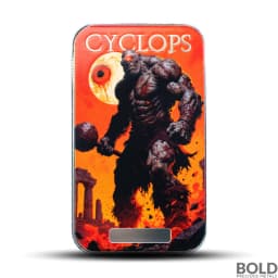 2025 1 oz Monster Collection Cyclops Colorized Silver Bar (Limited Edition)