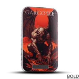 2025 1 oz Monster Collection Gargoyle Colorized Silver Bar (Limited Edition)