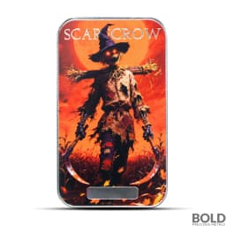 2025 1 oz Monster Collection Scarecrow Colorized Silver Bar (Limited Edition)