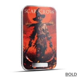 2025 1 oz Monster Collection Scarecrow Colorized Silver Bar (Limited Edition)