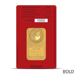 2025 1 oz Perth Snake Gold Bar