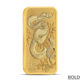 2025 1 oz Perth Snake Gold Bar