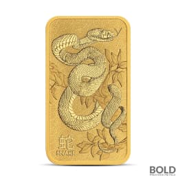2025 1 oz Perth Snake Gold Bar