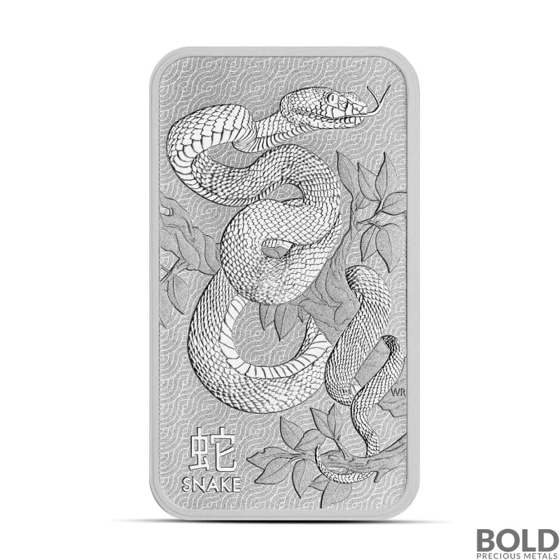 2025 1 oz Perth Snake Silver Bar