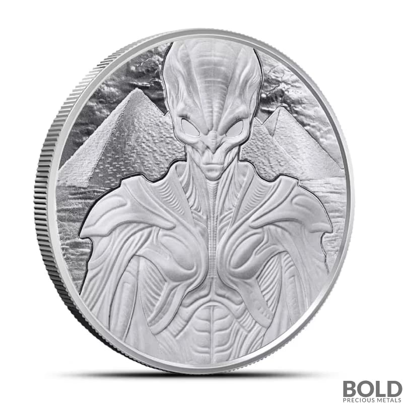 2025 1 oz Samoa Alien Silver Coin