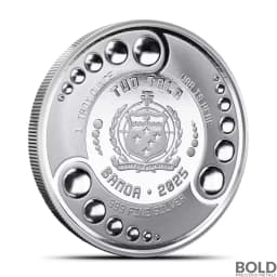 2025 1 oz Samoa Alien Silver Coin